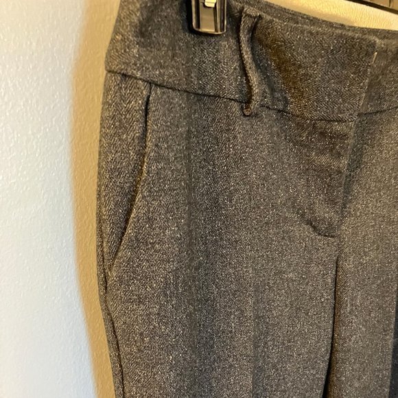 Vintage Axcess (Liz Claiborne) Dark Gray Tweed Dress Pants - Size 10 - Picture 3 of 8